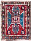 A CAUCASIAN SCHILD KAZAK SEWAN CARPET, AZERBAIJAN,19TH CENTURY