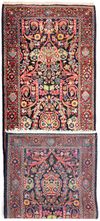 A SARUK FERAHAN RUNNER WITH MOSTOFI DESIGN, IRAN, 1920