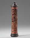 A Chinese wooden incense holder