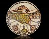 A NISHAPUR POTTERY BOWL WITH BIRD, PERSIA 10TH CENTURY