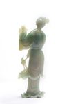 A Chinese jadeite figure of a lady immortal