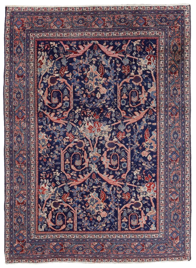 A SARUK MOSTOFI FERAHAN RUG, PERSIA, LATE 19TH CENTURY