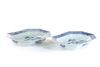 A PAIR OF CHINESE BLUE AND WHITE OCTAGONAL PLATTERS, 18TH CENTURY