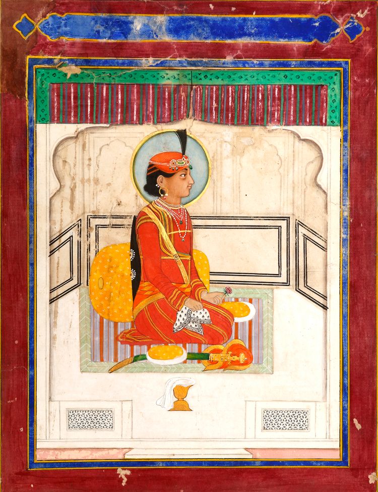 A PORTRAIT OF A YOUNG RAJA HIRA SINGH, PUNJAB PLAINS, NORTH INDIA, 19TH CENTURY