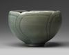 A Korean celadon-glazed floral lobed cup