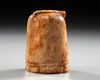 A NISHAPUR IVORY CHESS PIECE, PERSIA, 11TH-12TH CENTURY
