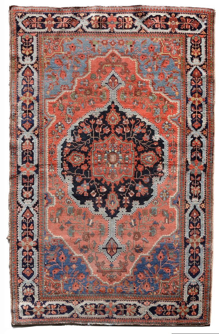 A PERSIAN MALAYER RUG, CIRCA 1920