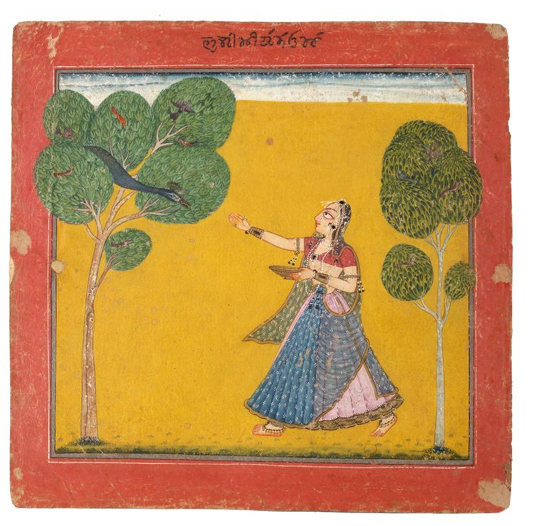 AN ILLUSTRATION TO A RAGAMALA SERIES BASOHLI, NORTH INDIA, CIRCA 1680