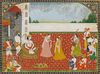 RAJA HIRA SINGH DOGRA ENJOYING A NAUTCH, 19TH CENTURY