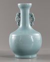 A CHINESE CELADON BOTTLE VASE