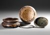A JAPANESE SATSUMA COVERED JAR WITH WOODEN STAND, 19TH CENTURY