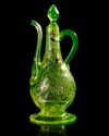 A BOHEMIAN GLASS ROSEWATER EWER, MADE FOR THE ISLAMIC MARKET, EARLY 19TH CENTURY