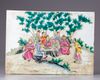 A Chinese famille rose plaque