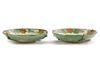 A PAIR OF CHINESE  SANCAI-GLAZED POTTERY DISHES, TANG DYNASTY (618-907)