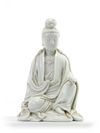 A Chinese Dehua seated figure of Guanyin