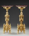 A PAIR OF ORMOLU CENTERPIECES, FRANCE, 19TH CENTURY
