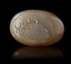 A SASSANIAN AGATE STAMP SEAL, CIRCA 4TH- 5TH CENTURY A.D.
