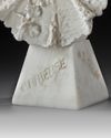 AN ALABASTER SCULPTURE OF A LITTLE GIRL, ART NOUVEAU PERIOD, 1900
