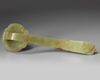 A Chinese celadon jade ruyi sceptre