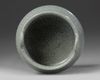 A Chinese grey crackle-glazed tripod censer