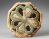 A TIMURID POTTERY TILE, CENTRAL ASIA, 14TH CENTURY