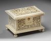A CANTONESE IVORY CARVED BOX