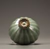 A small Lonquan celadon-glazed fluted bowl