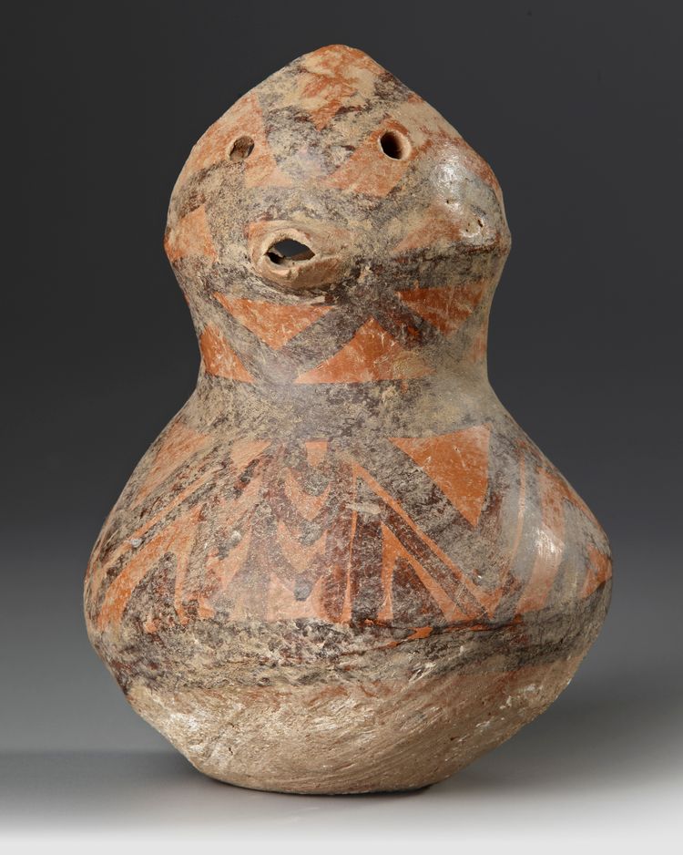 A CHINESE PAINTED POTTERY JAR, NEOLITHIC PERIOD, BANSHAN CULTURE, GANSU PROVINCE, 3RD MILLENNIUM BC OR LATER