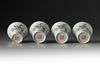 Four Famille Rose Cups