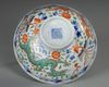 A CHINESE WUCAI DRAGON AND PHOENIX BOWL, 19TH-20TH CENTURY