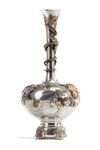 A Japanese silver 'flower' vase