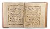 A LARGE ILLUMINATED MANUSCRIPT, MUHAMMAD BIN SA'ID AL-BUSIRI (D. 1296), QASIDA AL-BURDA (THE POEM OF THE MANTLE'), 19TH/ 20TH CENTURY
