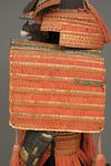 A GOLD LACQUER JAPANESE SUIT OF ARMOUR (YOROI), LATE EDO PERIOD