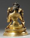 A Chinese gilt bronze figure of Tara