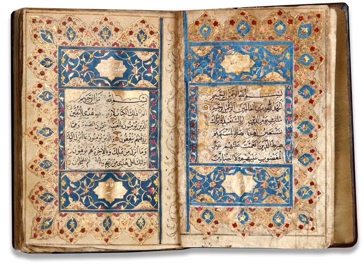 AN ILLUMINATED QURAN COPIED BY IBN MUHAMMAD SAEED MUHAMMAD ZAMAN AL- MASHDANI, DATED 1111 AH/1699 AD