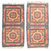 A PAIR OF CHINESE RUGS, MID 19TH CENTURY