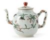 A CHINESE FAMILLE VERTE TEAPOT