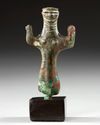 AN ELAMITE BRONZE FEMALE FIGURE, CIRCA 2ND MILLENNIUM B.C.