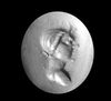 A BROWN AGATE INTAGLIO OF A FAUN, 2ND-1ST CENTURY BC
