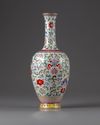 A Chinese famille rose vase