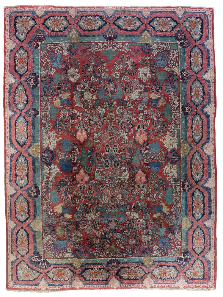 A PERSIAN SARUK MOHAJERAN CARPET, CIRCA 1920