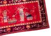 A RARE SILK WALL HANGING RUG, CHINA, 1900