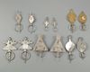 Six pair of silver fibula