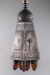 A SYRIAN COPPER CHANDELIER 