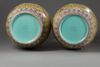 A PAIR OF LARGE CHINESE YELLOW-GROUND FAMILLE  ROSE VASES