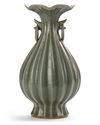 A RARE CHINESE LONGQUAN CELADON PEAR-SHAPED VASE, SOUTHERN SONG/YUAN DYNASTY (13TH-14TH CENTURY)