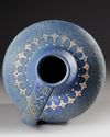 A MONUMENTAL TURQUOISE-BLUE GLAZED POTTERY JUG, SPAIN, CIRCA 15TH-16TH CENTURY