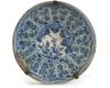 A PERSIAN BLUE AND WHITE DISH, SAVAFID, 17TH CENTURY