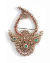 AN ALGERIAN BELT BUCKLE,19TH CENTURY