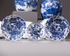 A collection of blue and white & famille rose